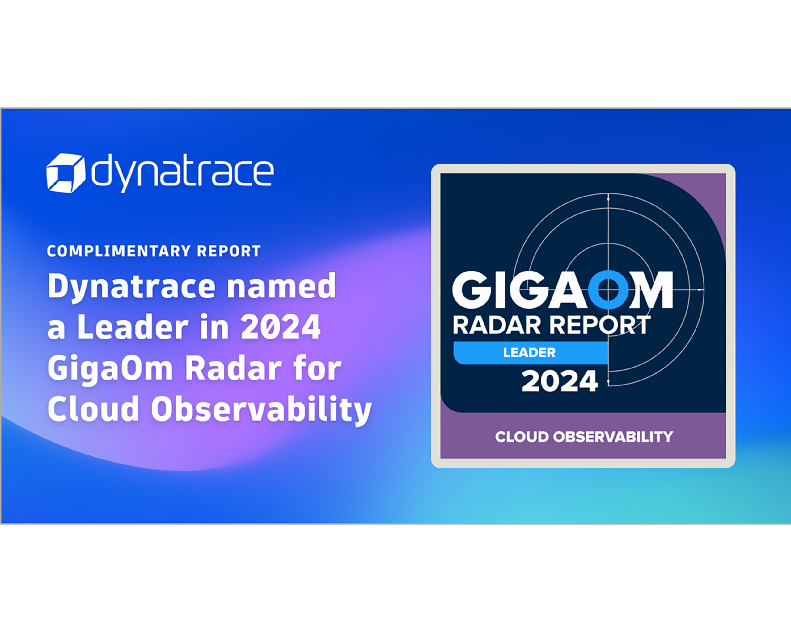Dynatrace es nombrado líder en el Reporte para Soluciones de Observabilidad en la Nube 2024 de GigaOm