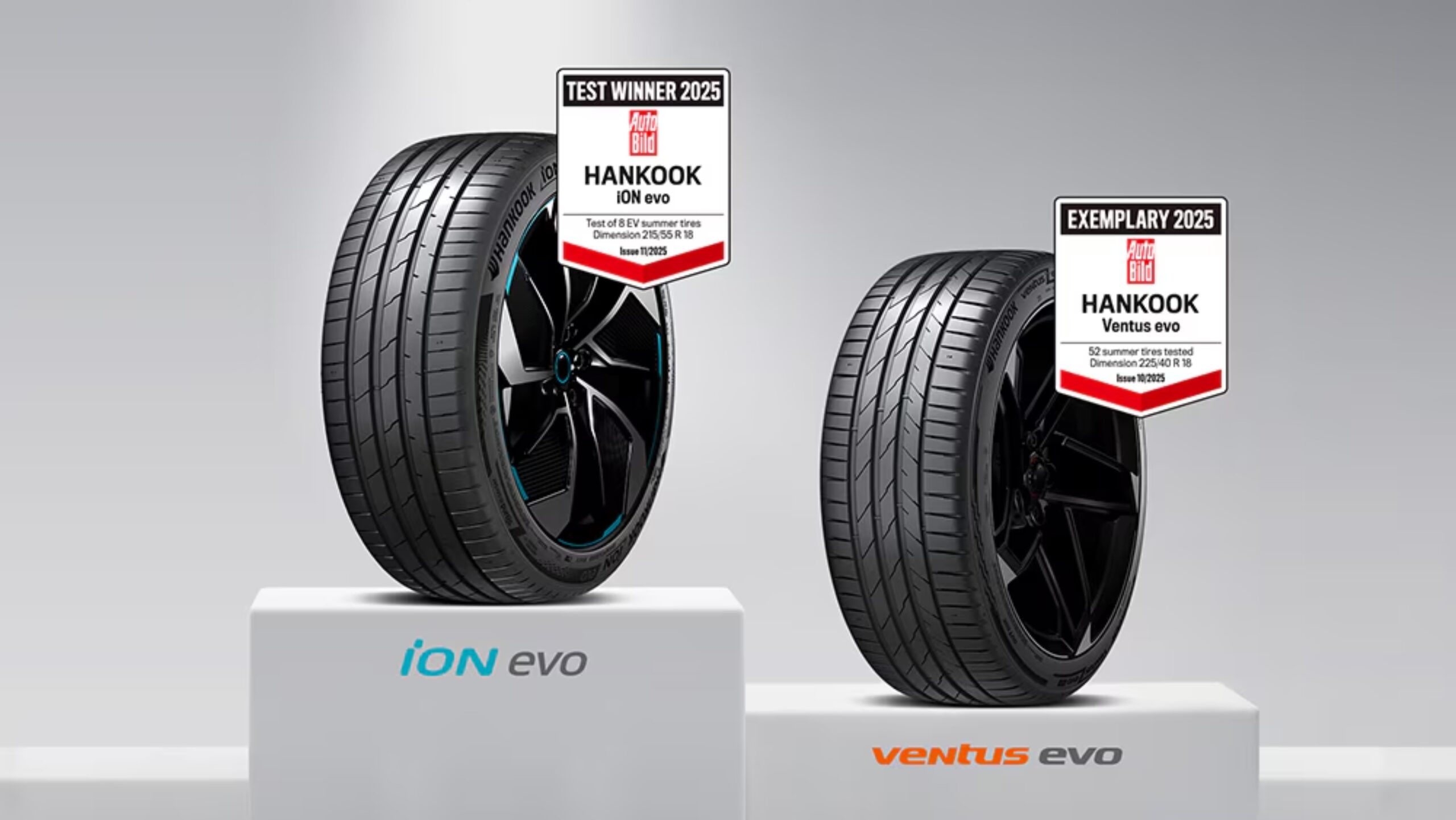 Hankook Tire domina la prueba de llantas de Auto Bild con la máxima calificación