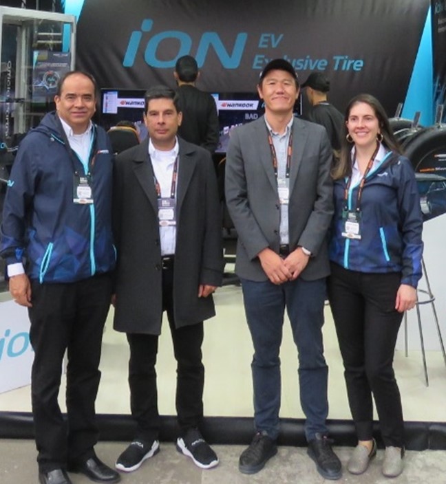 Hankook presentó las llantas Ion, futuro de la movilidad sostenible