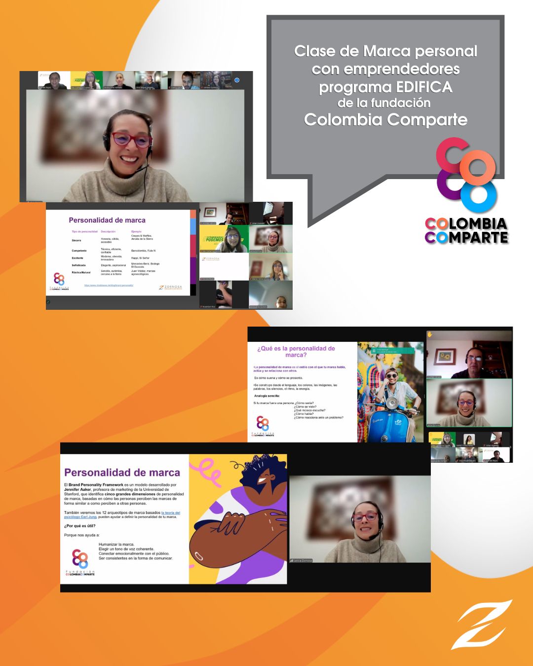 Clases de “Marca” en EDIFICA, con la Fundación Colombia Comparte