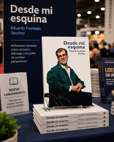 “Desde mi esquina”: el libro de Eduardo Frontado Sánchez que invita a repensar la diversidad, la inclusión y el poder de la actitud
