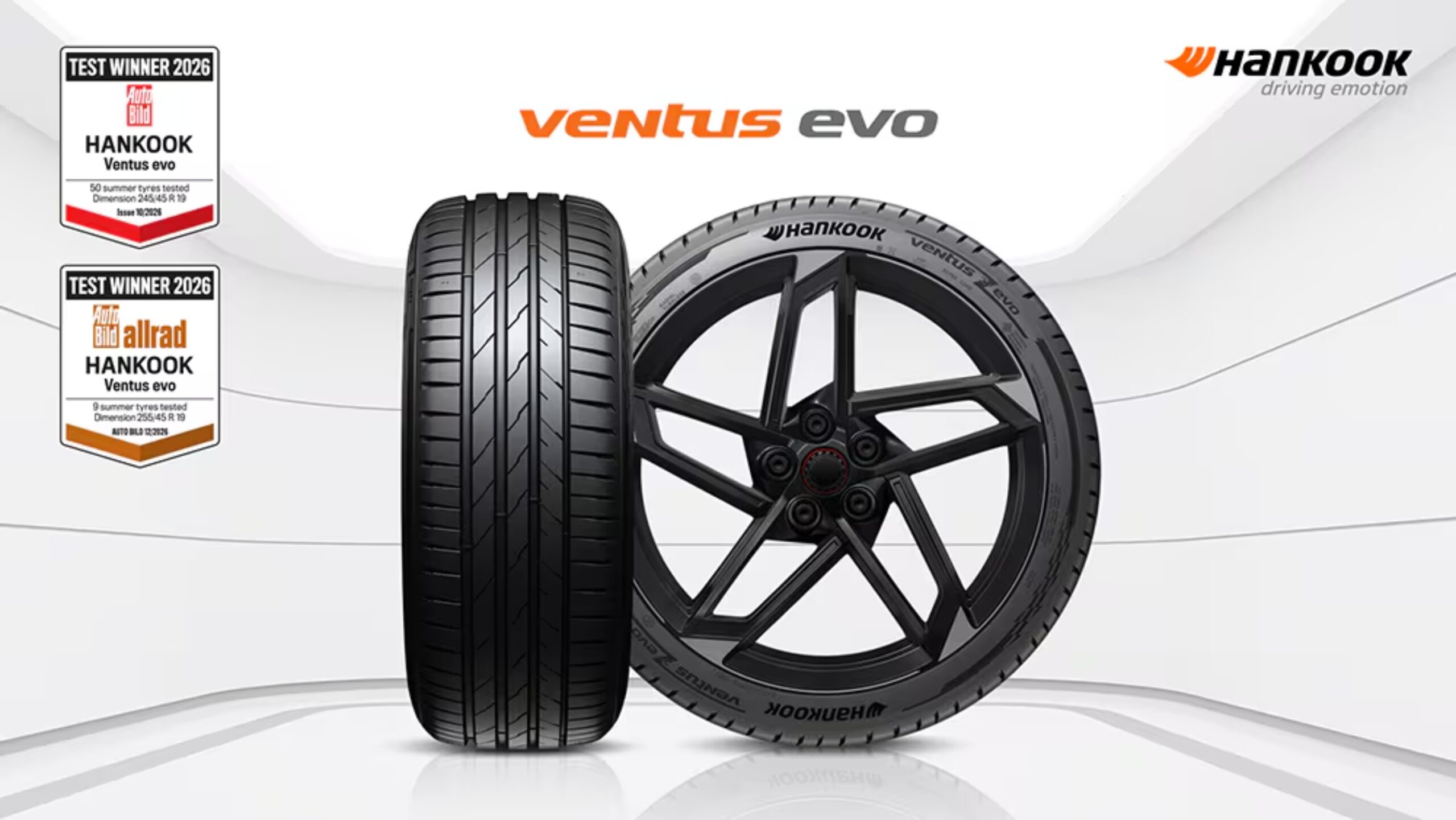 Hankook Tire triunfa en las pruebas de llantas de verano Auto Bild y AvD
